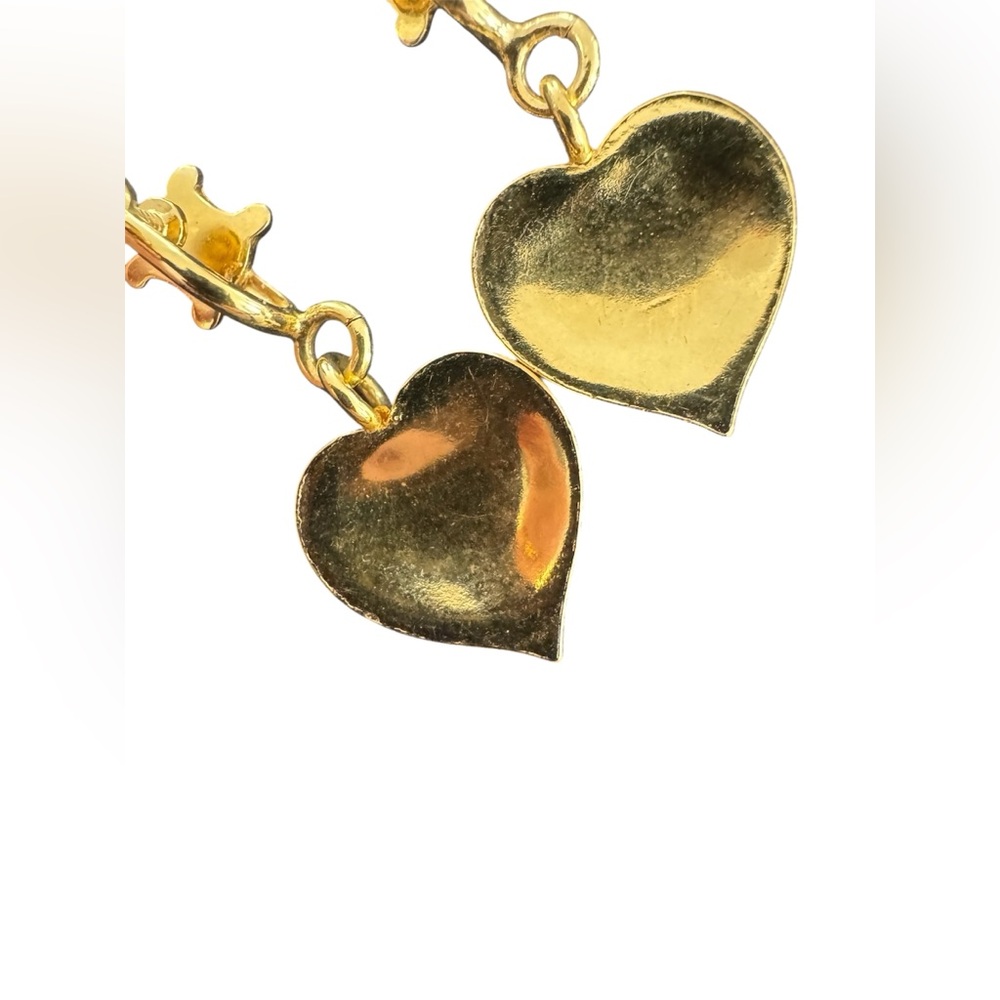 Rare Vintage Celine gold plated screw back earrings - Picture 3 of 8